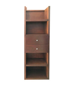 Modulo 2 cajones color Nogal