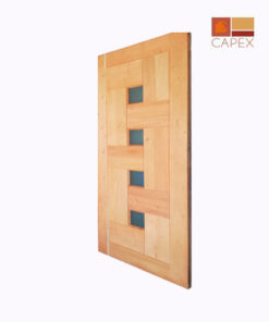 Puerta Modelo Dominó Cedro color Natural